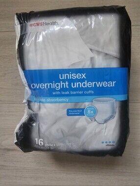 CVS Brand Unisex Overnight Underwear - Sm/Md